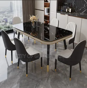 High Quality Executive Imported Dining Table Set by 6