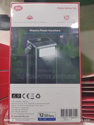 Itel 60000mah 65w Laptop Powerbank