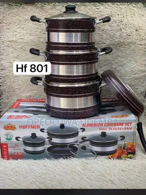 Hoffner 4pcs Non-Stick Pot Set