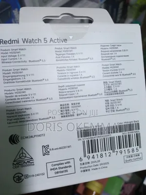 Original Redmi Watch 5 Active - Bluetooth Calling 18-Day Battery