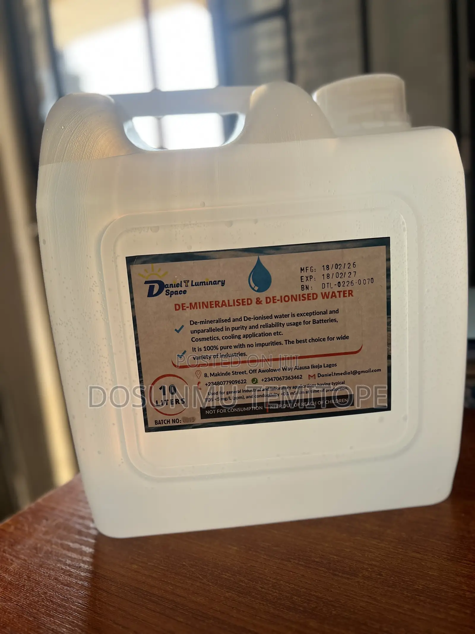 Distilled Water