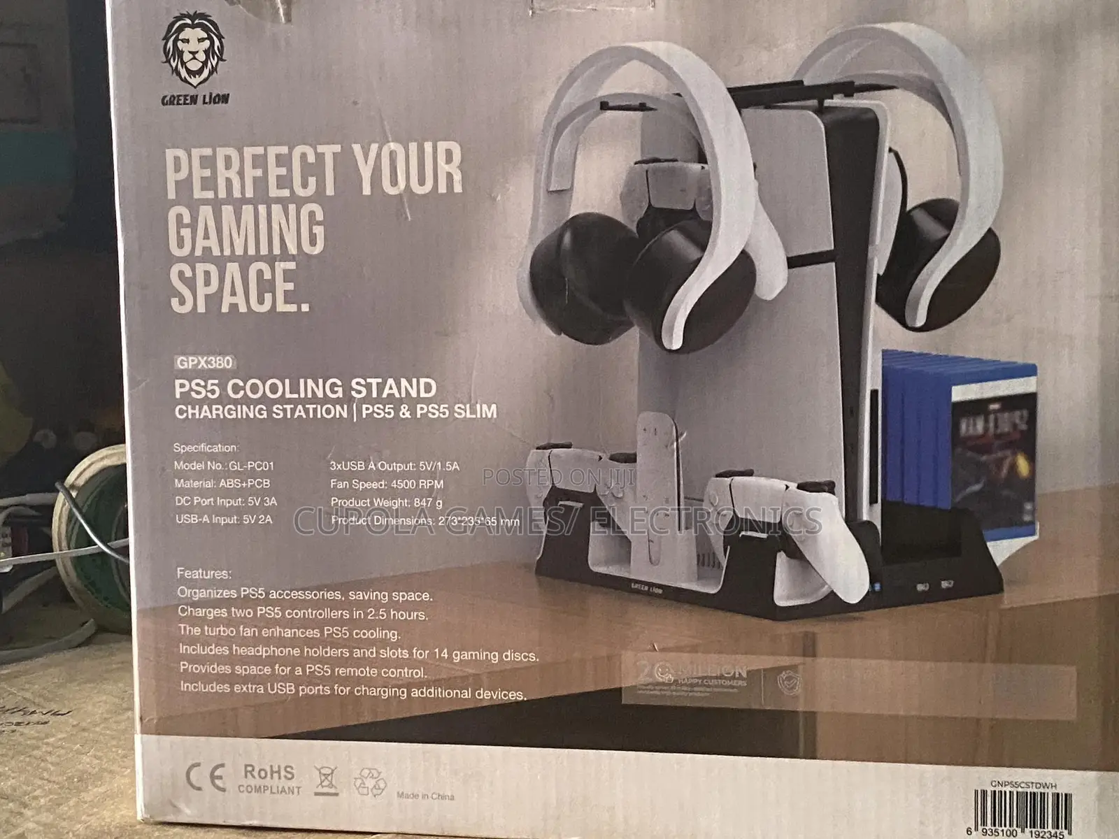 Ps5 Cooling and Pad Charging Stand
