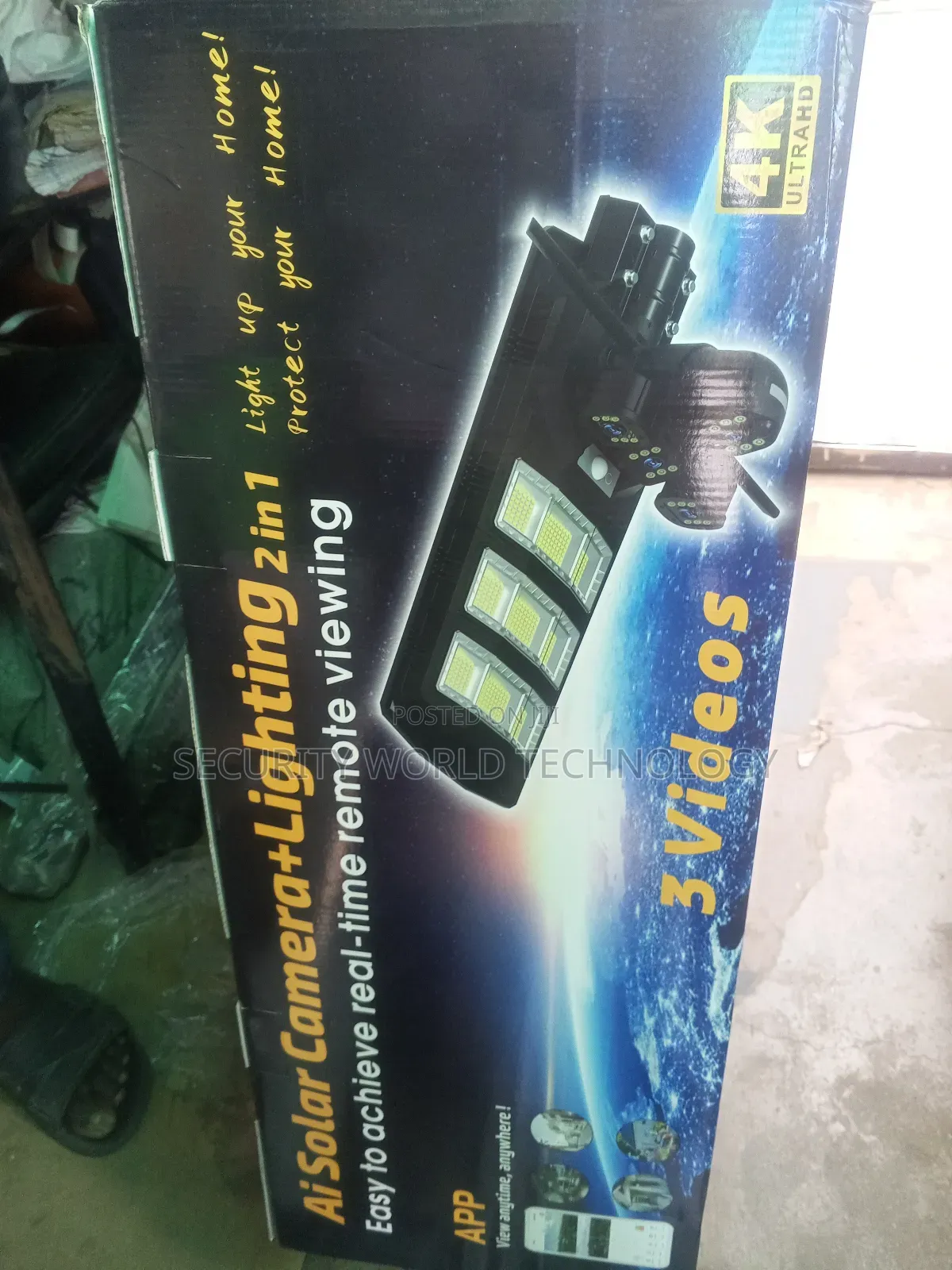 Ai Solar Camera+Lighting 2 in 1 450 W