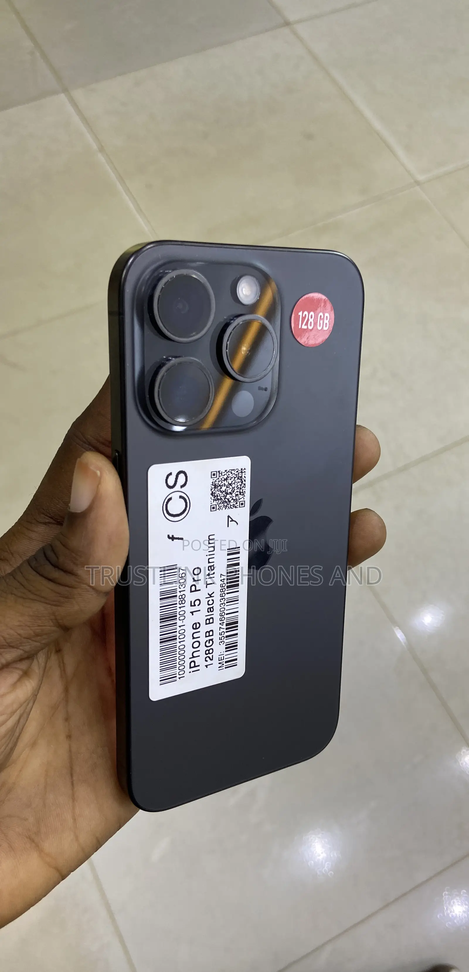 Apple iPhone 15 Pro 128 GB Black