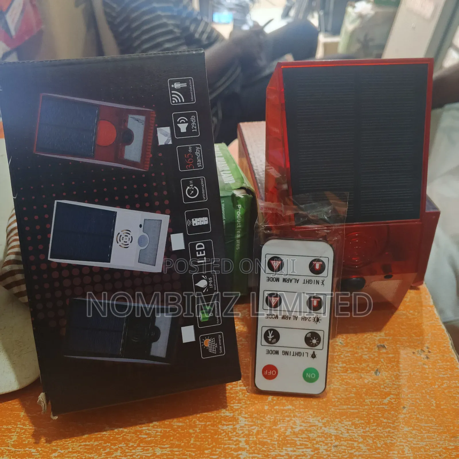 Solar Alarm Lamp and Wall Lamp Remote Control