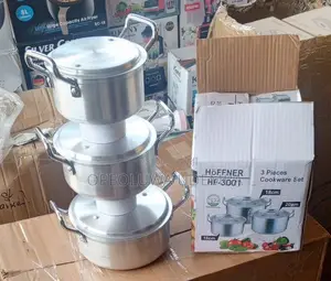 Hoffner 3pcs Aluminum Pot Set
