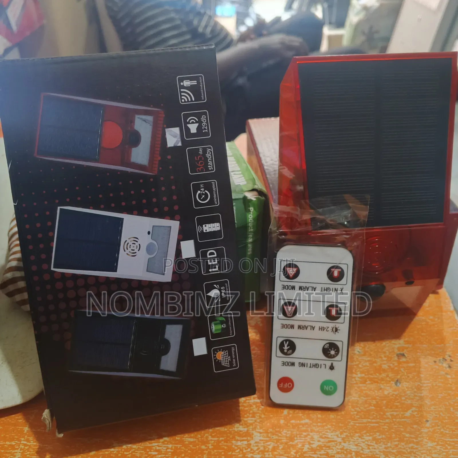 Solar Alarm Lamp and Wall Lamp Remote Control
