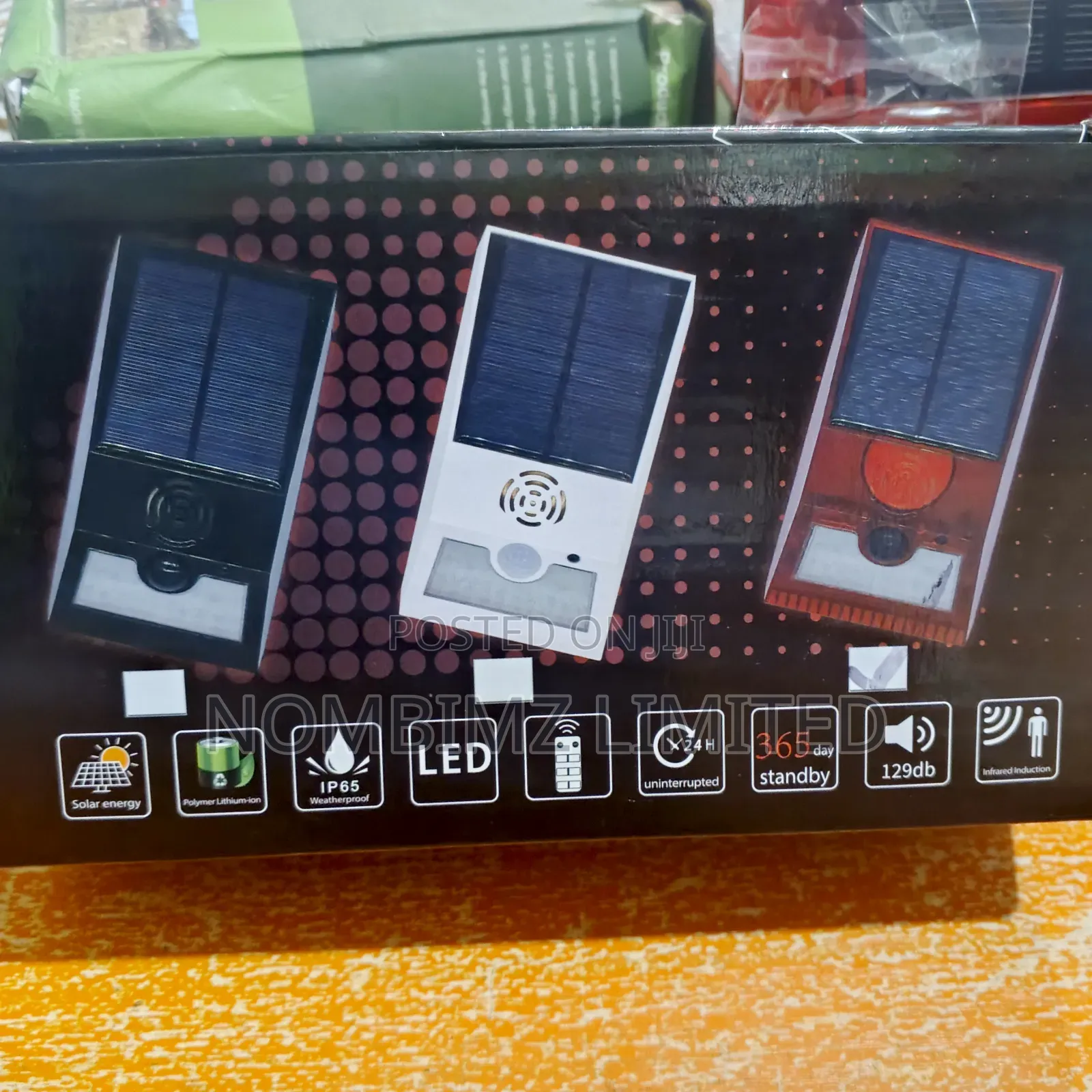 Solar Alarm Lamp and Wall Lamp Remote Control