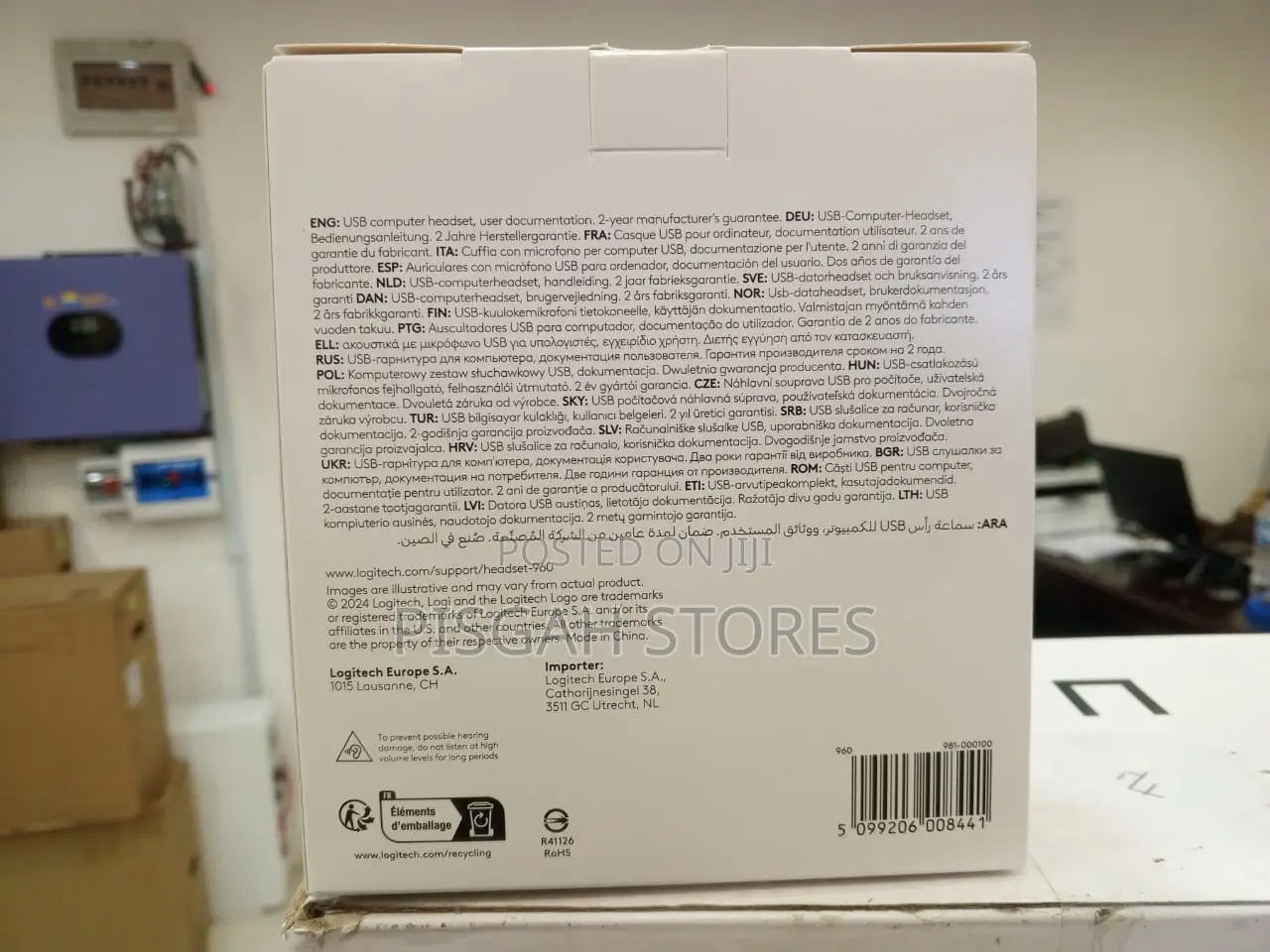 Original Logitech 960 Usb Headset
