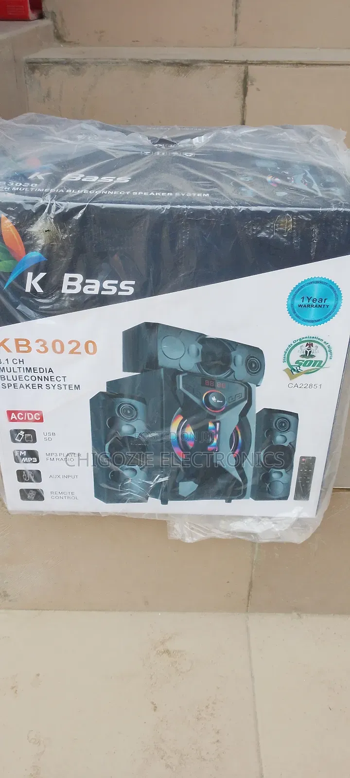 K Bass Sound System Speaker