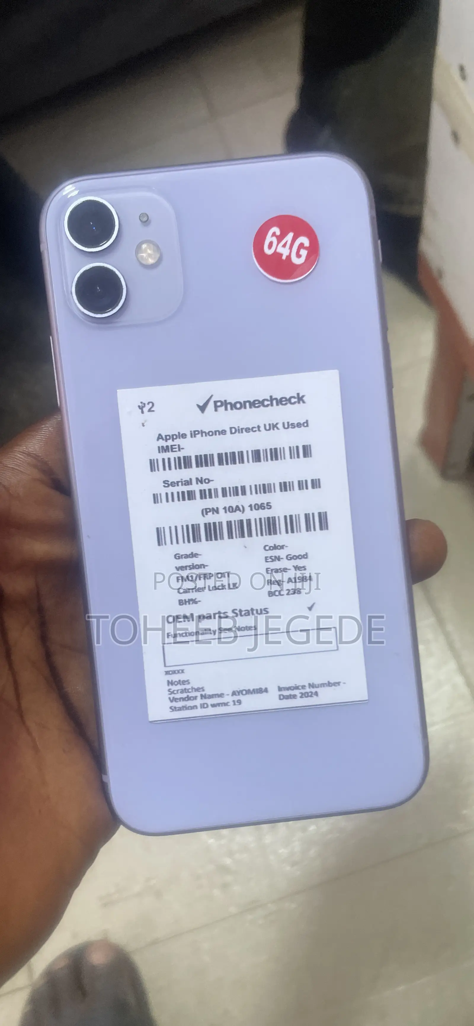 Apple iPhone 11 64 GB