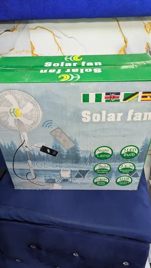 198f Solar Fan With Remote