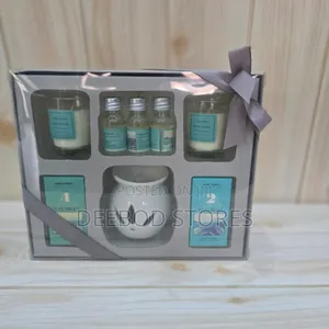 Candles Spa Moments Gift Set With Burner, Oils Wax Melts