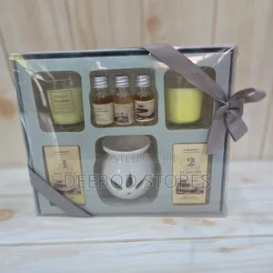 Candles Spa Moments Relaxation Gift Set With Oil Burner