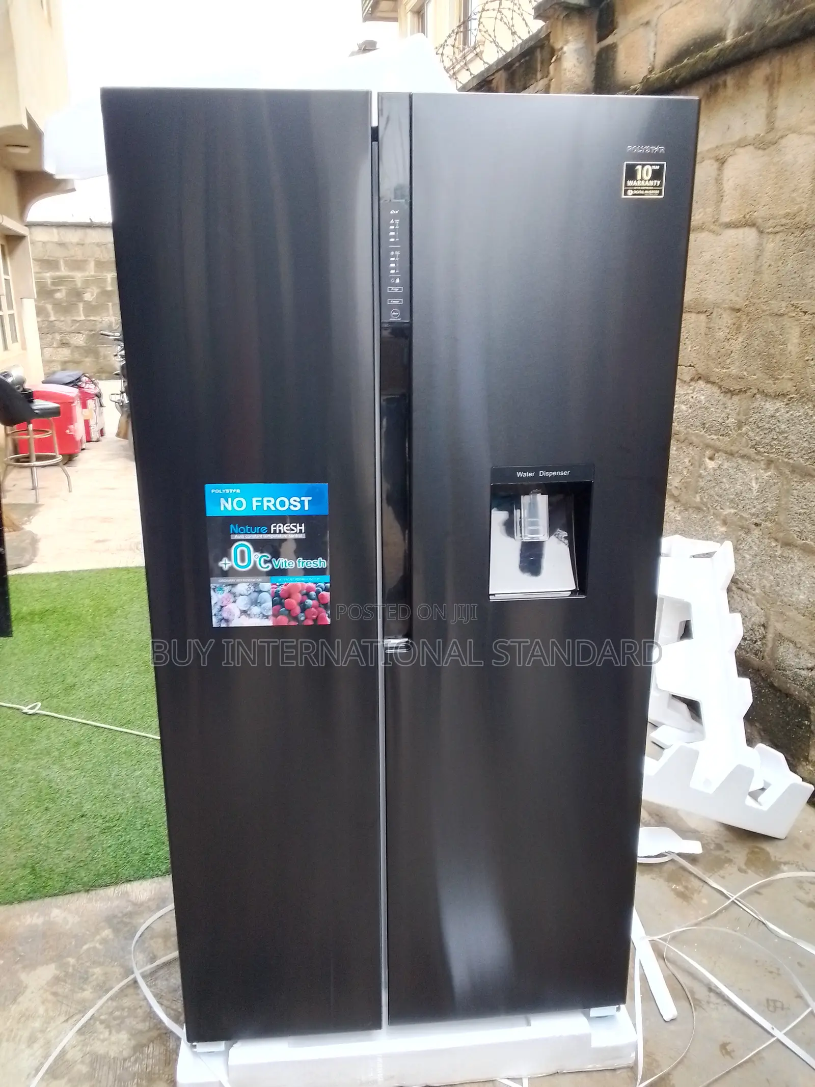 Polystar Frost Free Side by Side Refrigerator – Modern Kitchen Applian