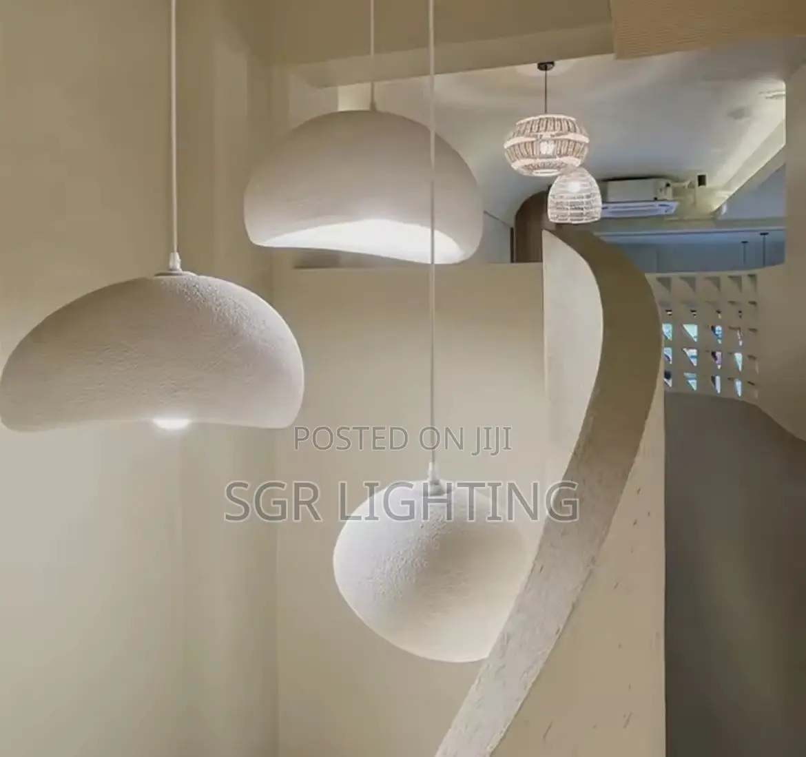 Nordic Wabi Sabi Ceiling Chandelier Modern Dining Table Pendant Lights