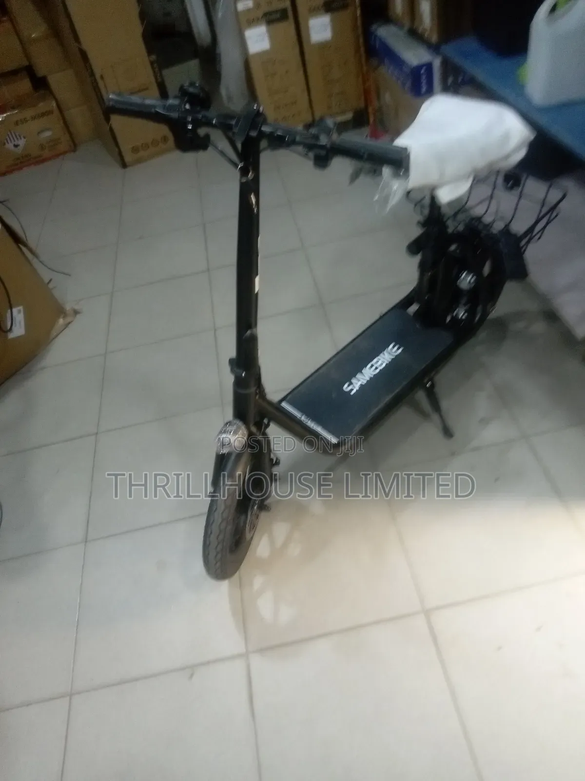 Samebike E- Bike With Headlamp and Helmet