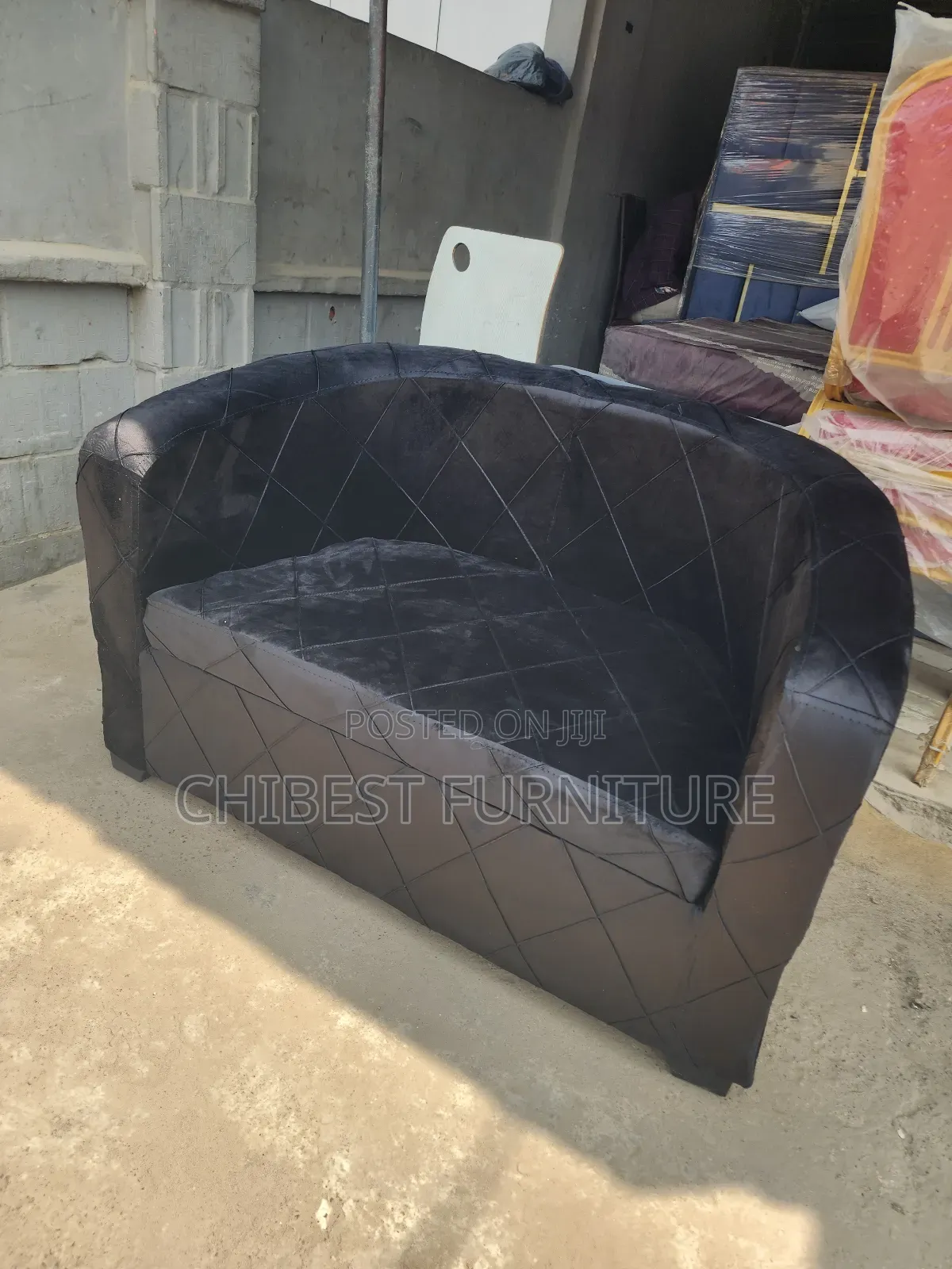 Double Seater Fabric Sofa Couch.