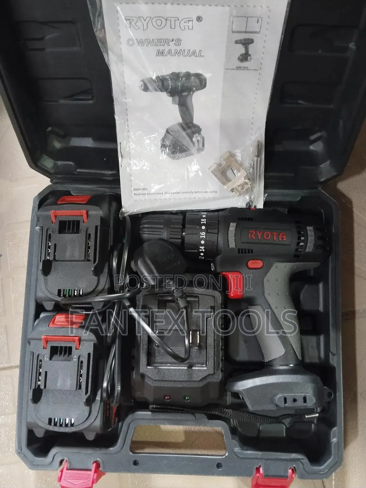 Cordless Two Speed Impact Drill.