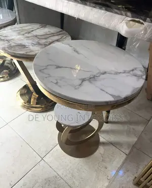 New Imported Marble Side Stool