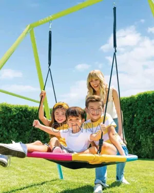 Intex 44111 Green and Blue Swing With Octagonal Nest Rocking