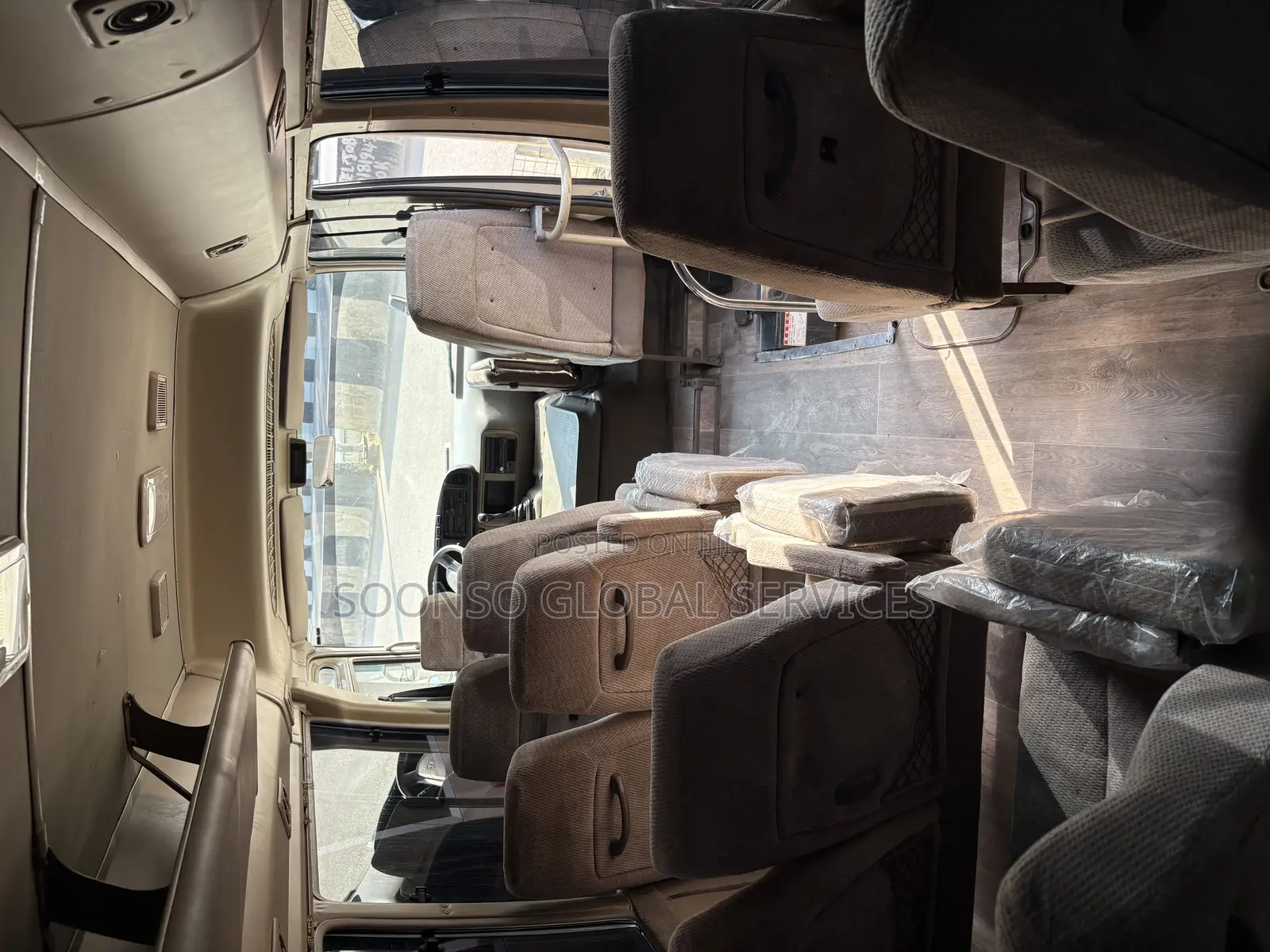 Toyota Coaster 2017 Brown