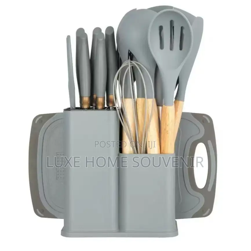 Silicone Spoon and Knife Set