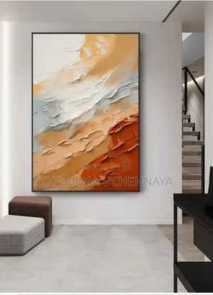 Large Size Contemporary Abstract Printing on Canvas