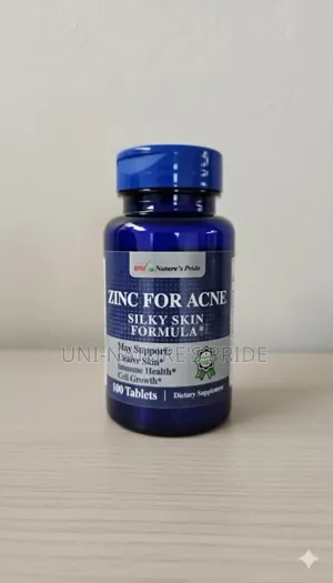 Nature's Pride Zinc for Acne 100 Tablets