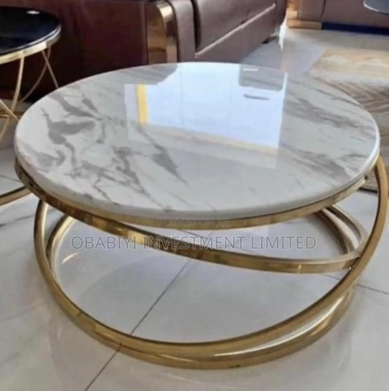 Gold Marble Table