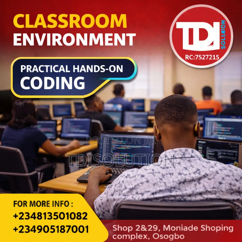 Learn Website Design Coding in Osogbo – 3 Months Training