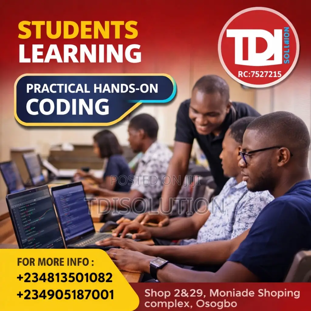 Learn Website Design Coding in Osogbo – 3 Months Training