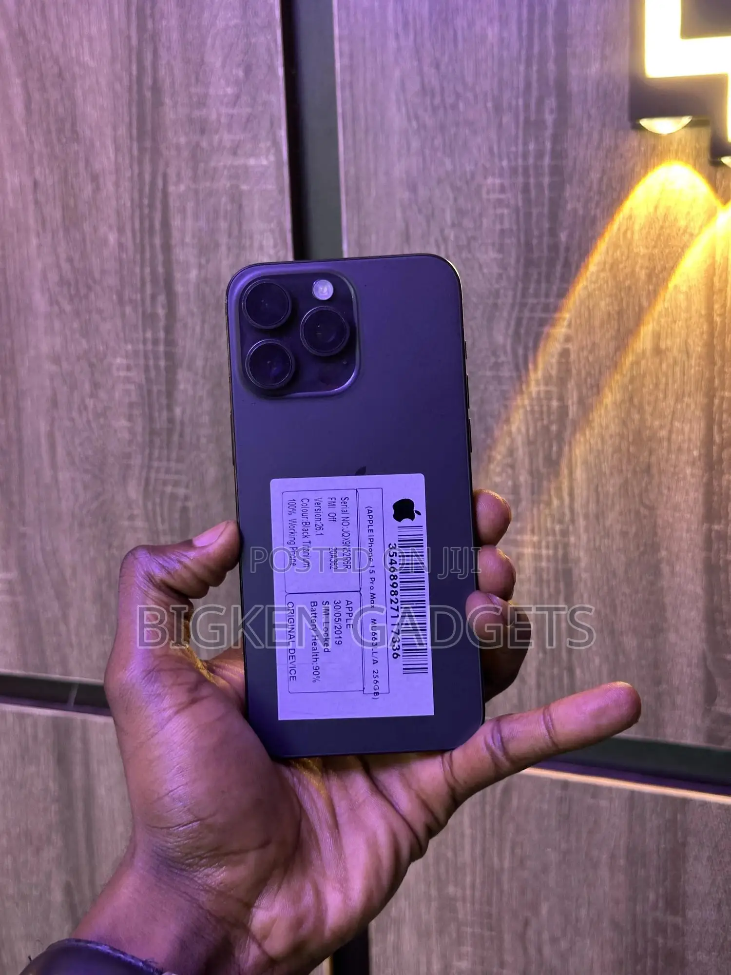 Apple iPhone 15 Pro Max 256 GB Black