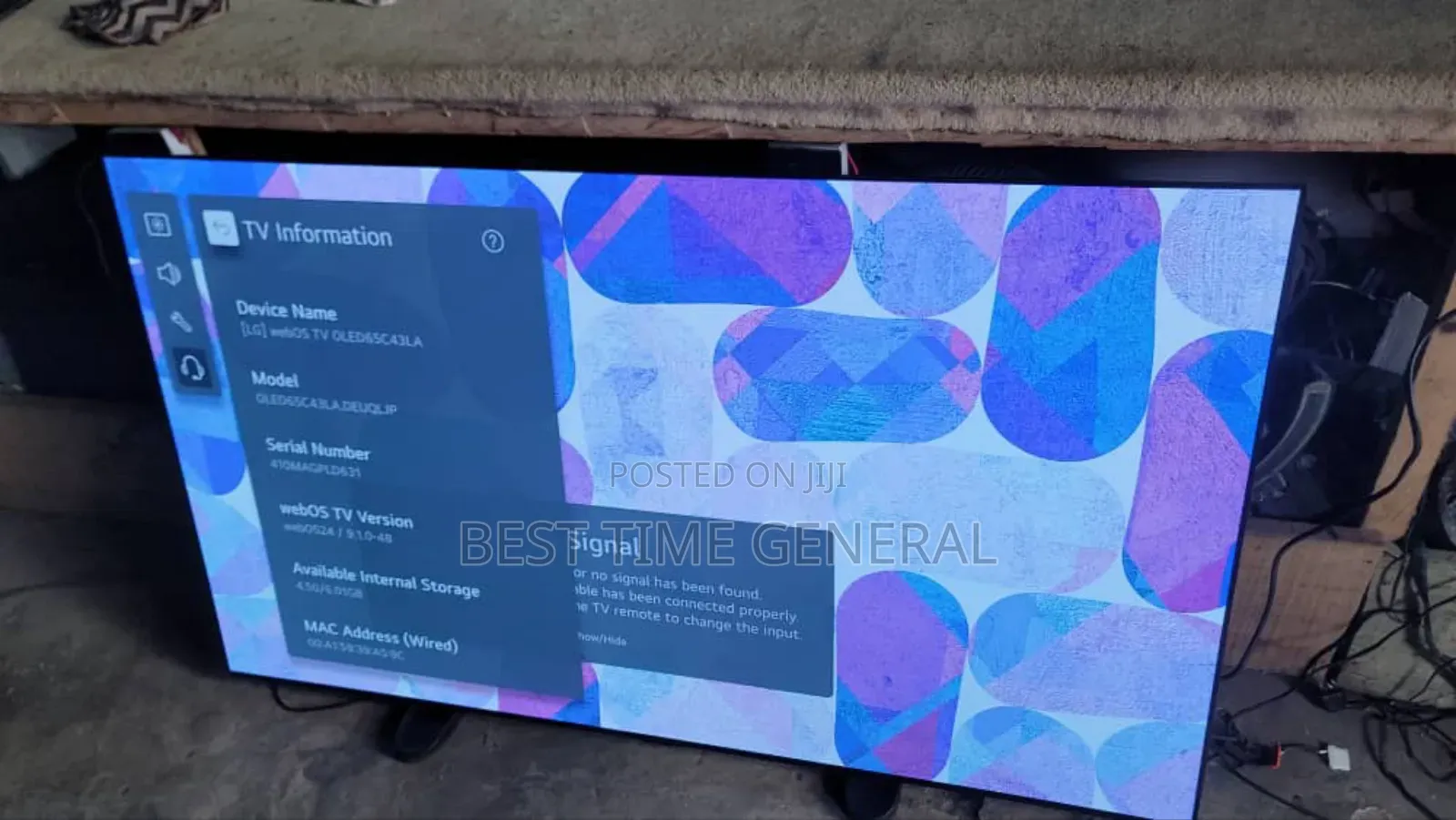 Exclusive Original Lg Direct Tokunbo Foreign Use 65"Led Smart Tv