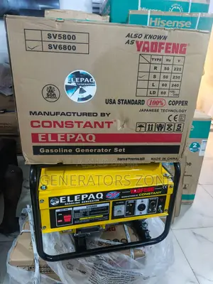 Elepaq Sv6800 Independent Power Generator 4.5kva