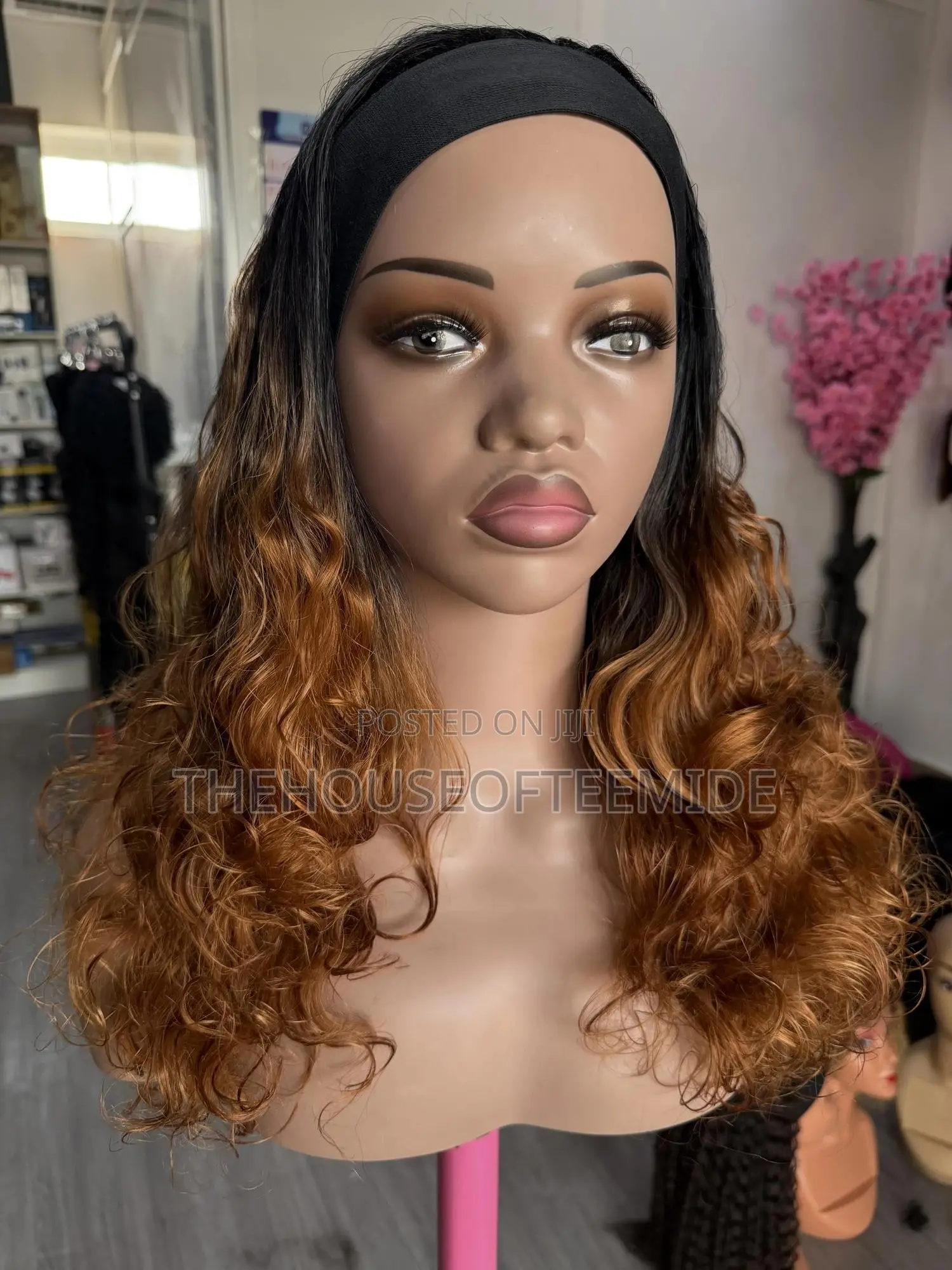 Banded Curly Wig