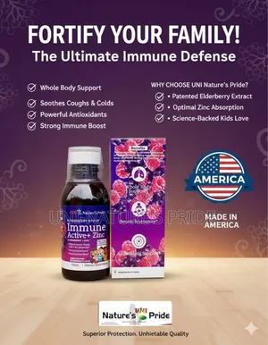 Nature's Pride Immune Active + Zinc Elderberry Syrup