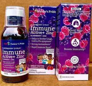 Nature's Pride Immune Active + Zinc Elderberry Syrup