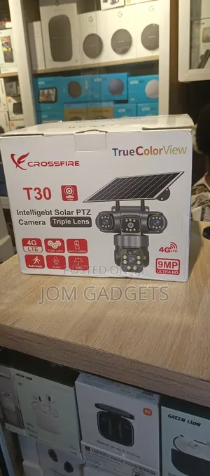 Crossfire T30 Intelligent Solar PTZ Camera.