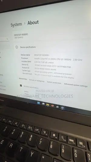 Laptop Lenovo ThinkPad T440 8GB Intel Core i5 SSD 250GB