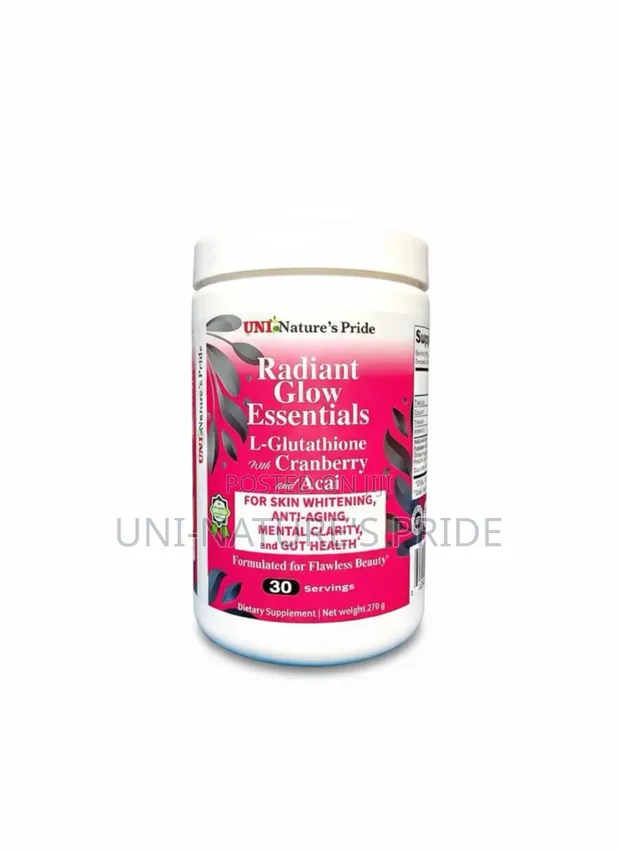 Nature's Pride Radiant Glow Essentials L-Glutathione, Cranberry + Acai don  siyarwa