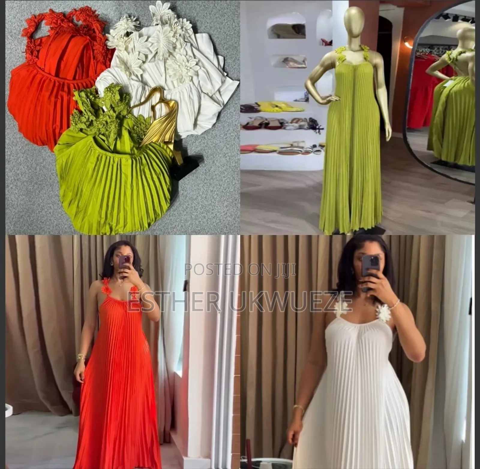 Plinted Dress