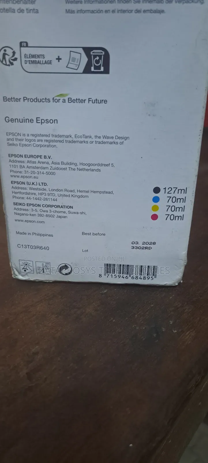 Epson 102 Original Inks