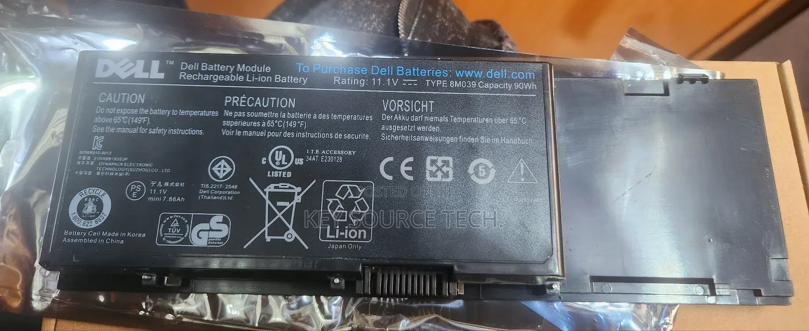 Dell Precision M6400 M6500 C565c Kr854 Laptop Replacement Battery