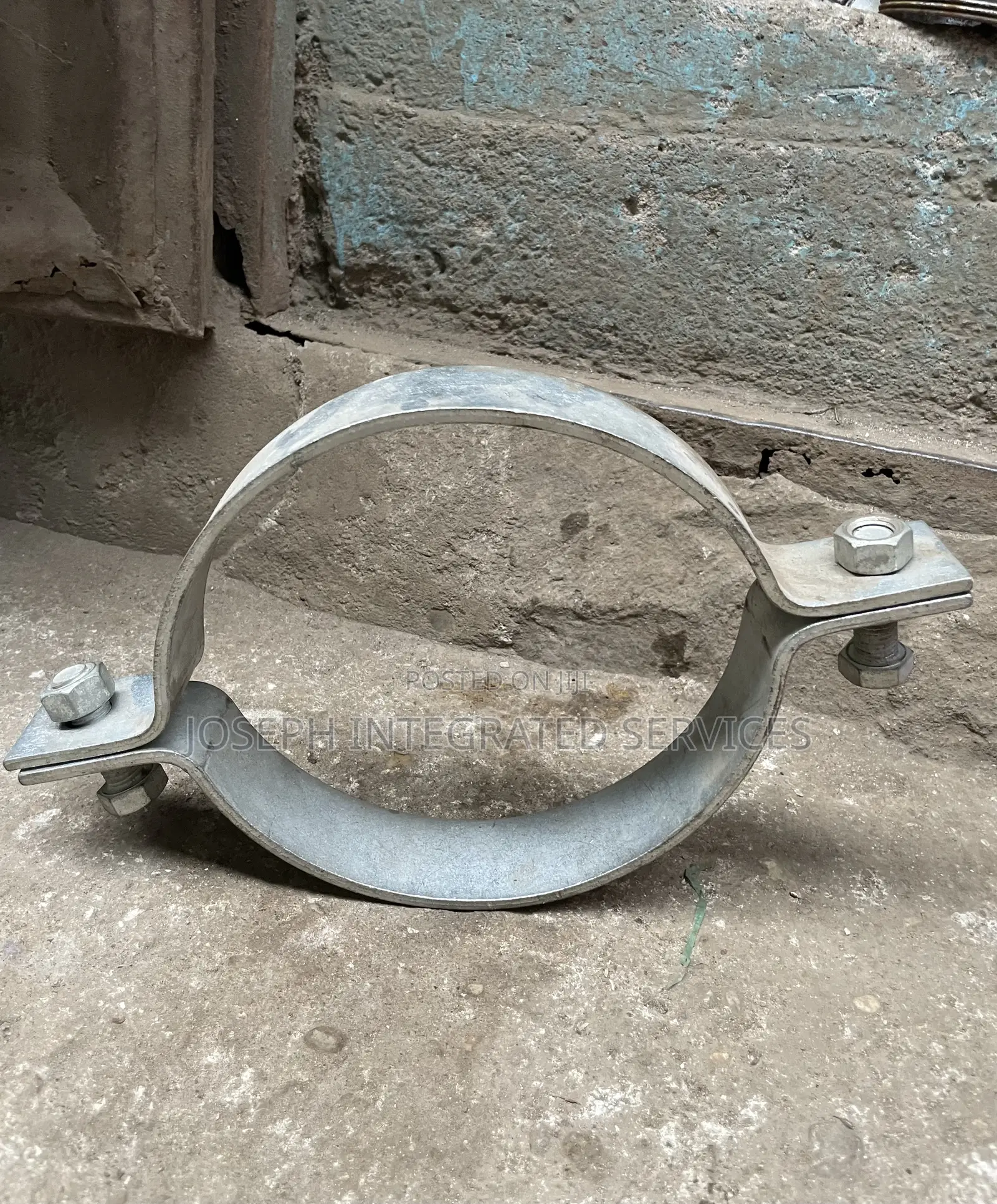 Galvanized Steel Pipe Clamp 8”