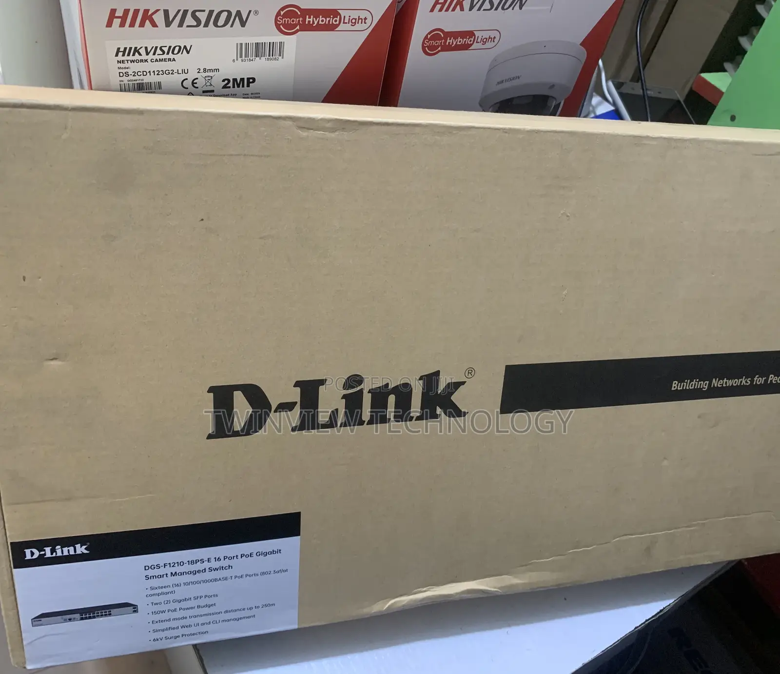 DGS-F1210-18ps-E 16 Port Poe Gigabit Smart Managed Switch