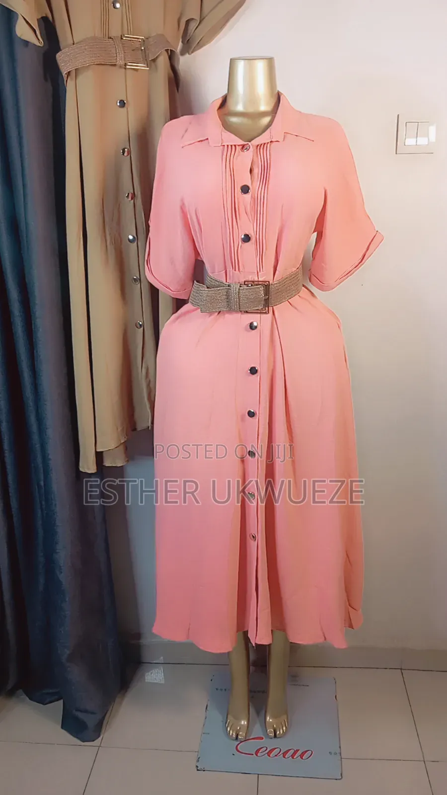 Plinted Dress