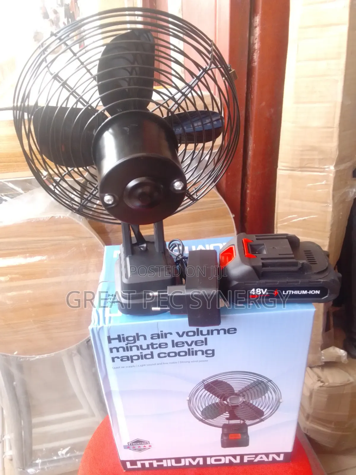 Lithium Ion Fan