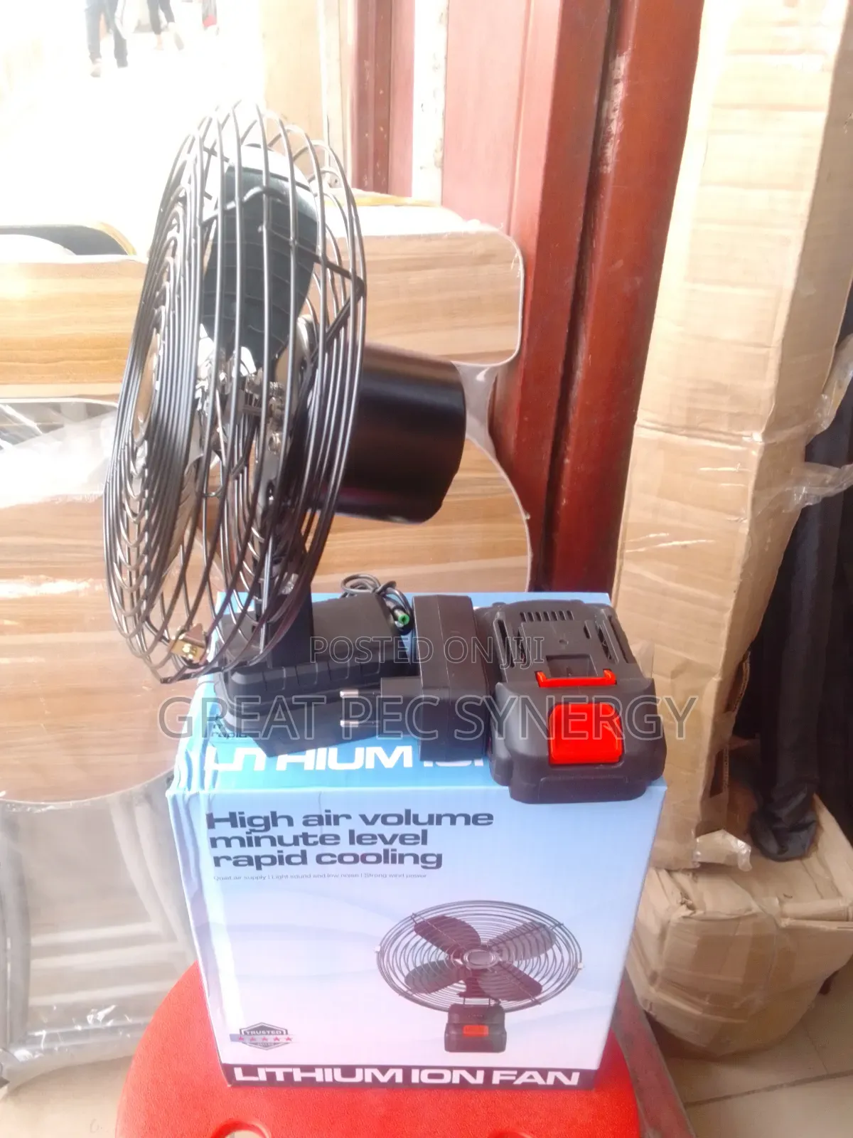 Lithium Ion Fan