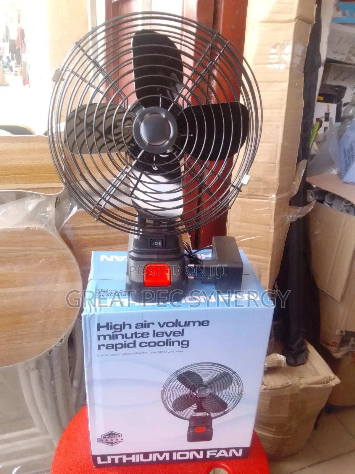 Lithium Ion Fan